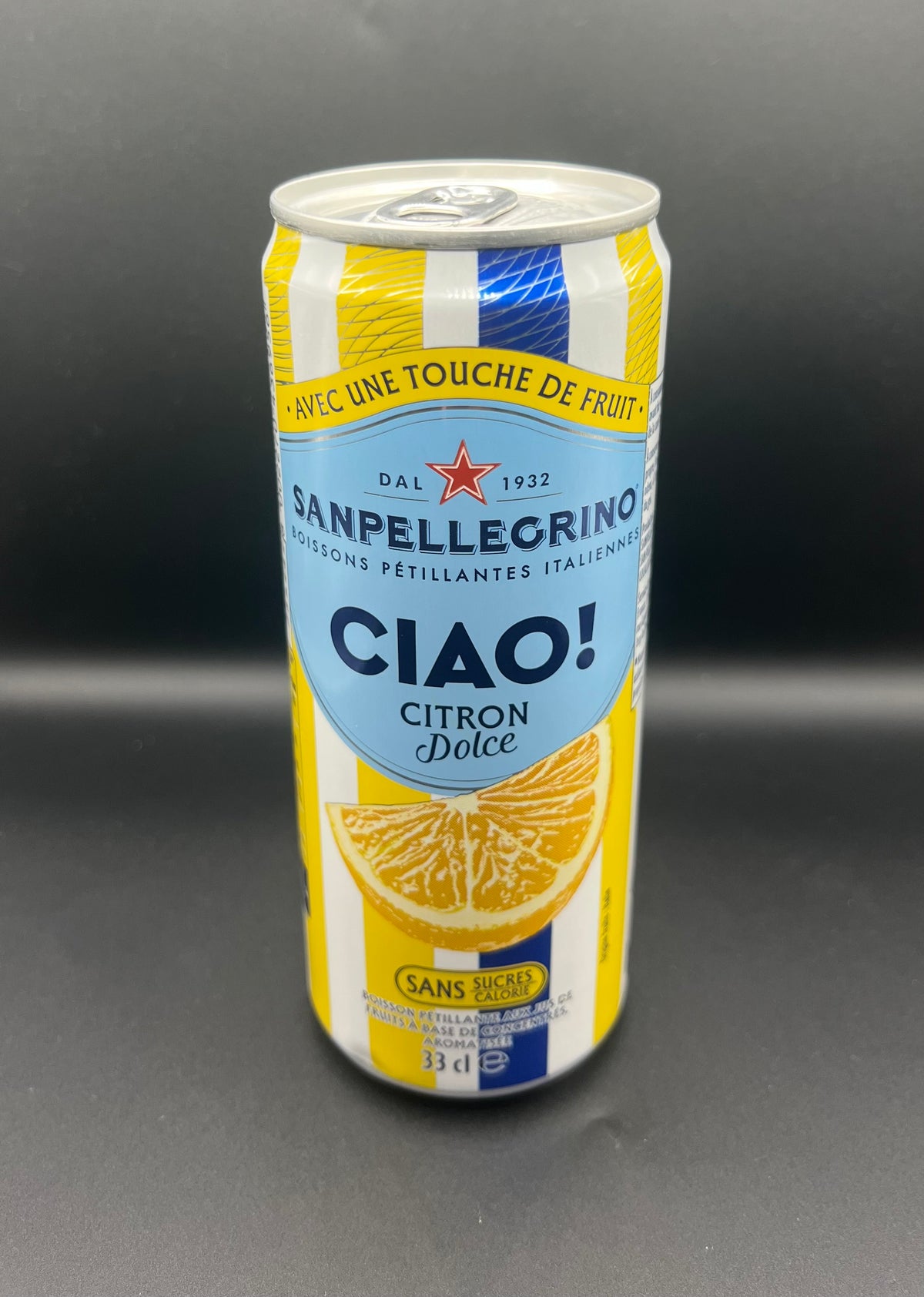SAN PELLEGRINO Boisson Gazeuse aromatisée Citron Dolce Ciao 330ml