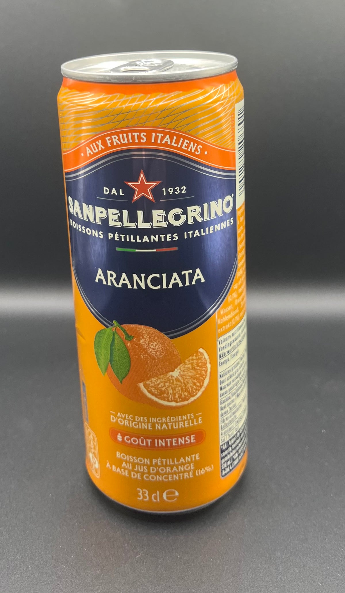 SAN PELLEGRINO Boisson pétillante à l’orange 330ml
