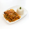 Poulet(halal) yassa + riz