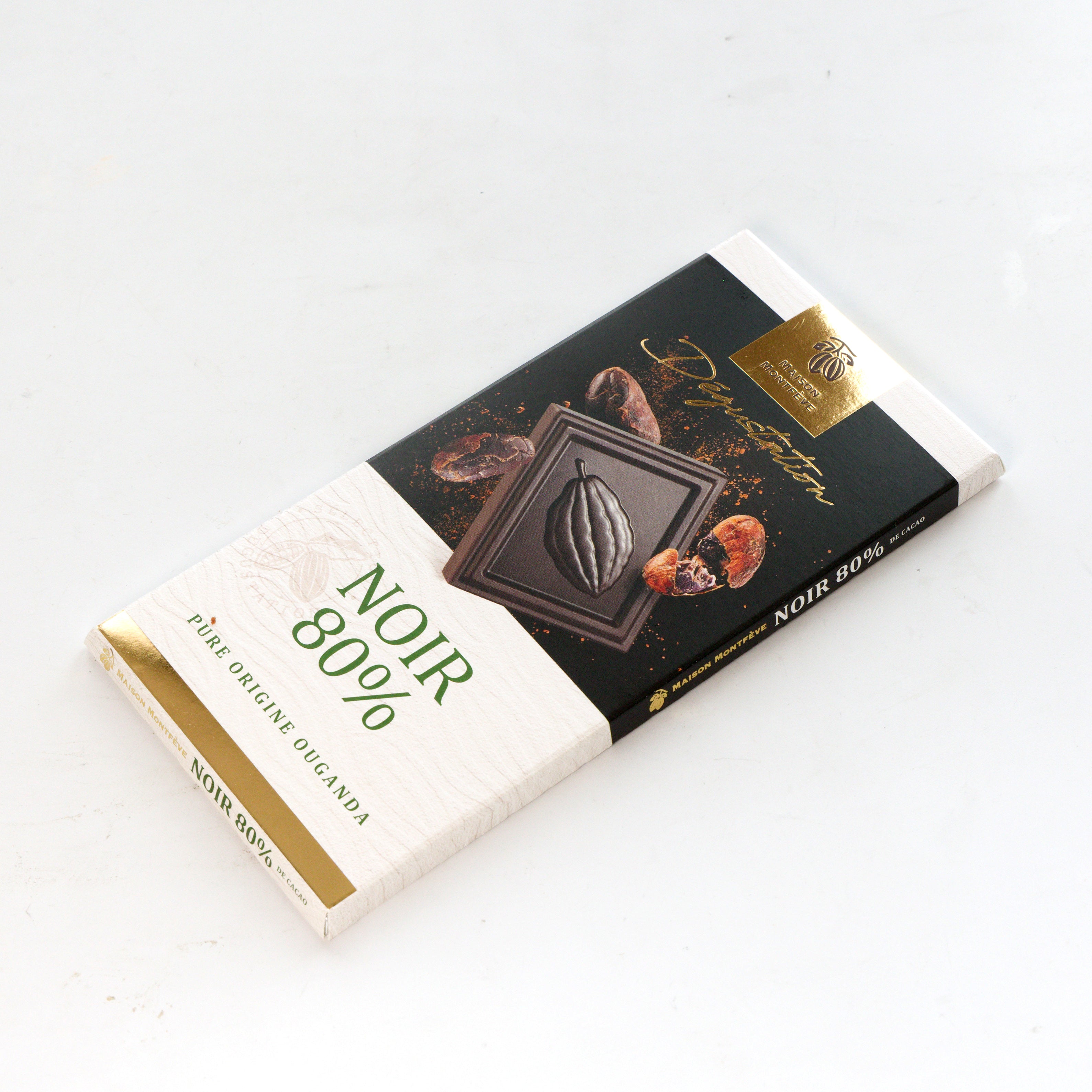 Tablette de chocolat noir 80%