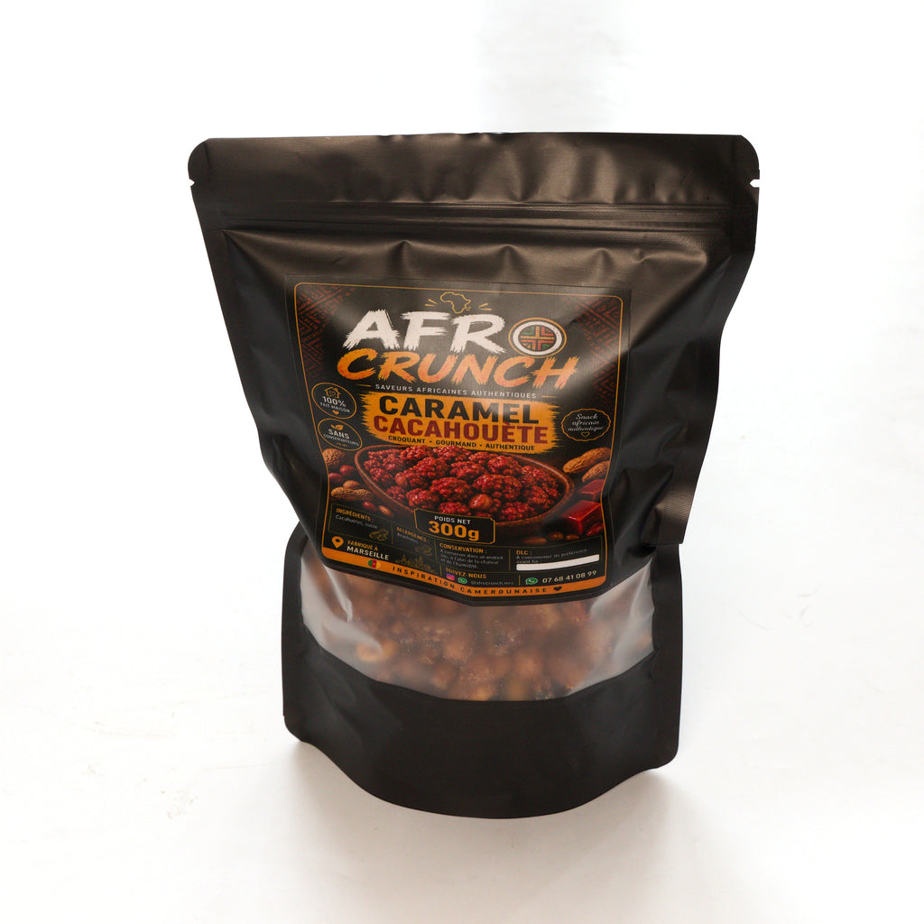 AfroCrunch- Caramel Cacahuète 300G